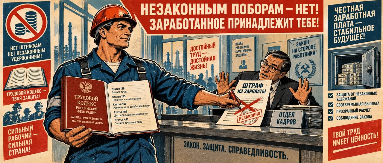 «Штраф 50 000 за перекур»: почему любые денежные штрафы на вахте незаконны и как вернуть удержанное