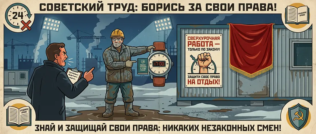 Шестнадцать часов на бетоне, глаза засыпает песком, а прораб орет: "Вторую смену не отстоишь — уволим по статье!