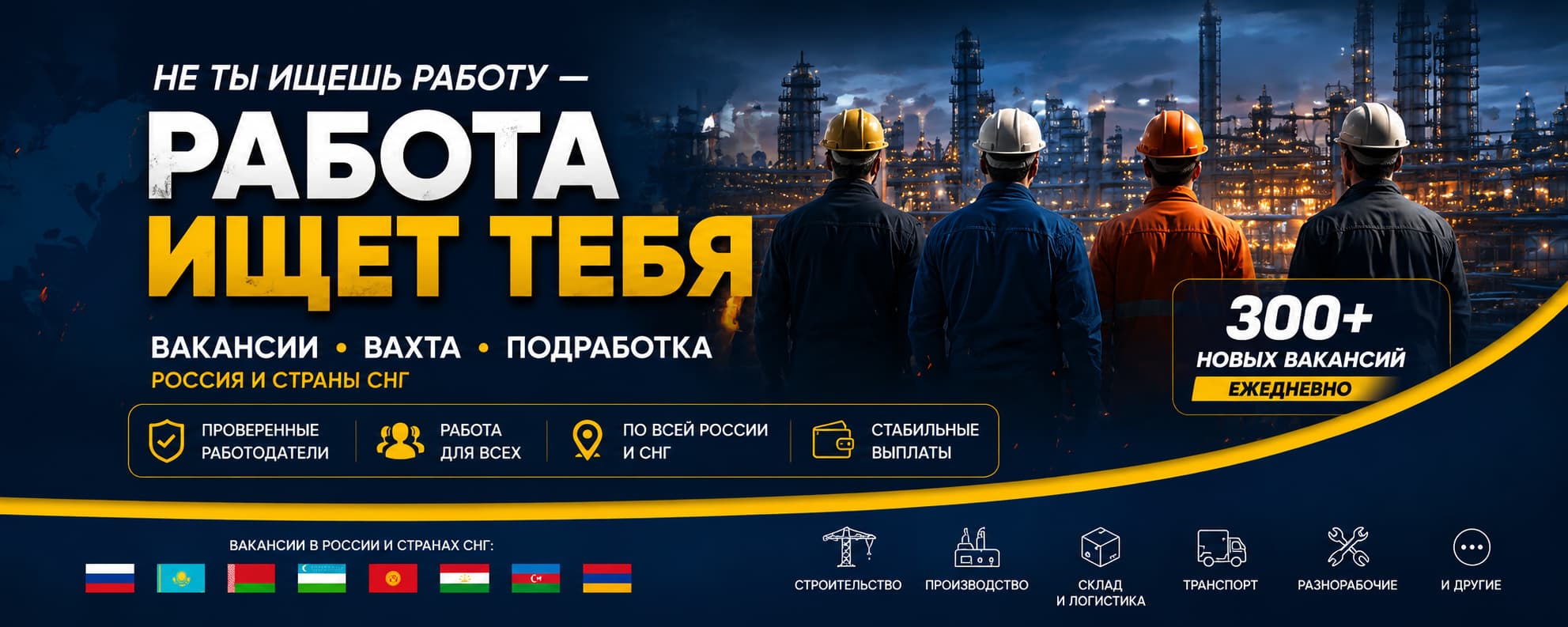 Работа СНГ — не ты ищешь работу, работа ищет тебя