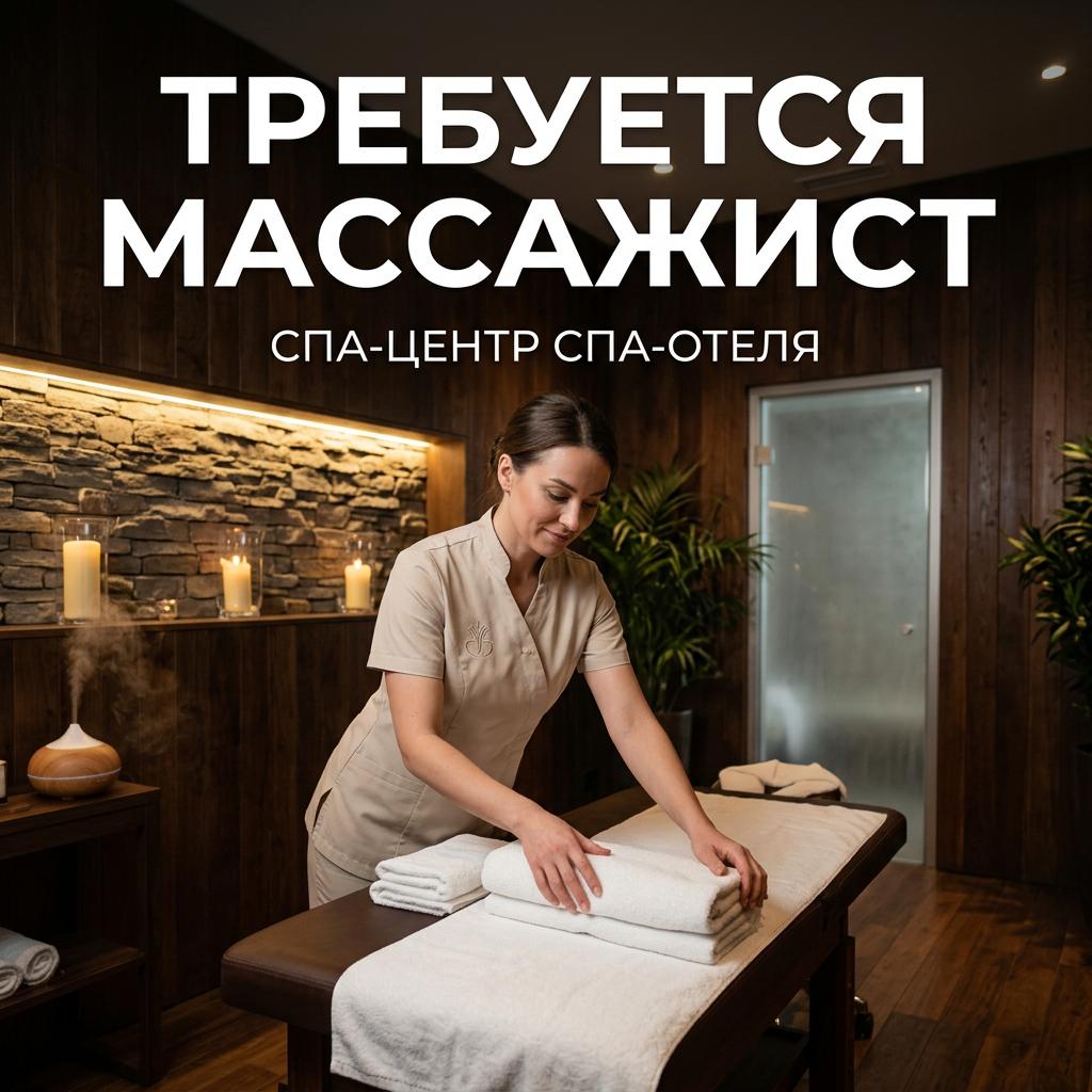 Массажист СПА-центра СПА-отеля "Острова"