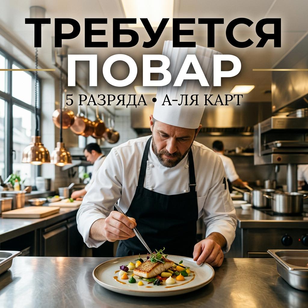 Повар 5 разряда "А-ля карт" СПА-отель "Острова"