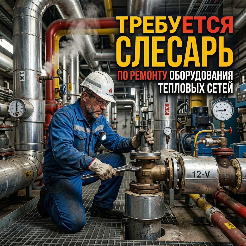 Слесарь по ремонту оборудования тепловых сетей