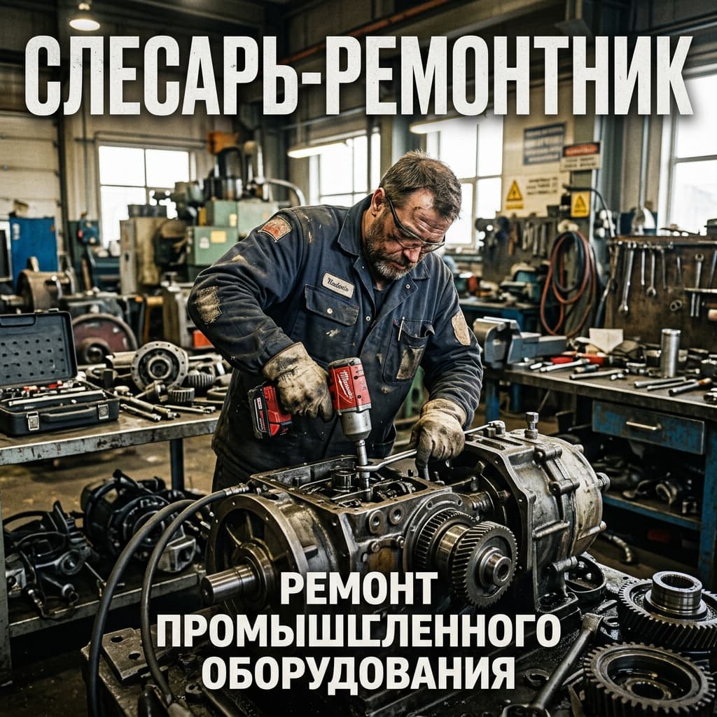 Слесарь-ремонтник промышленного оборудования