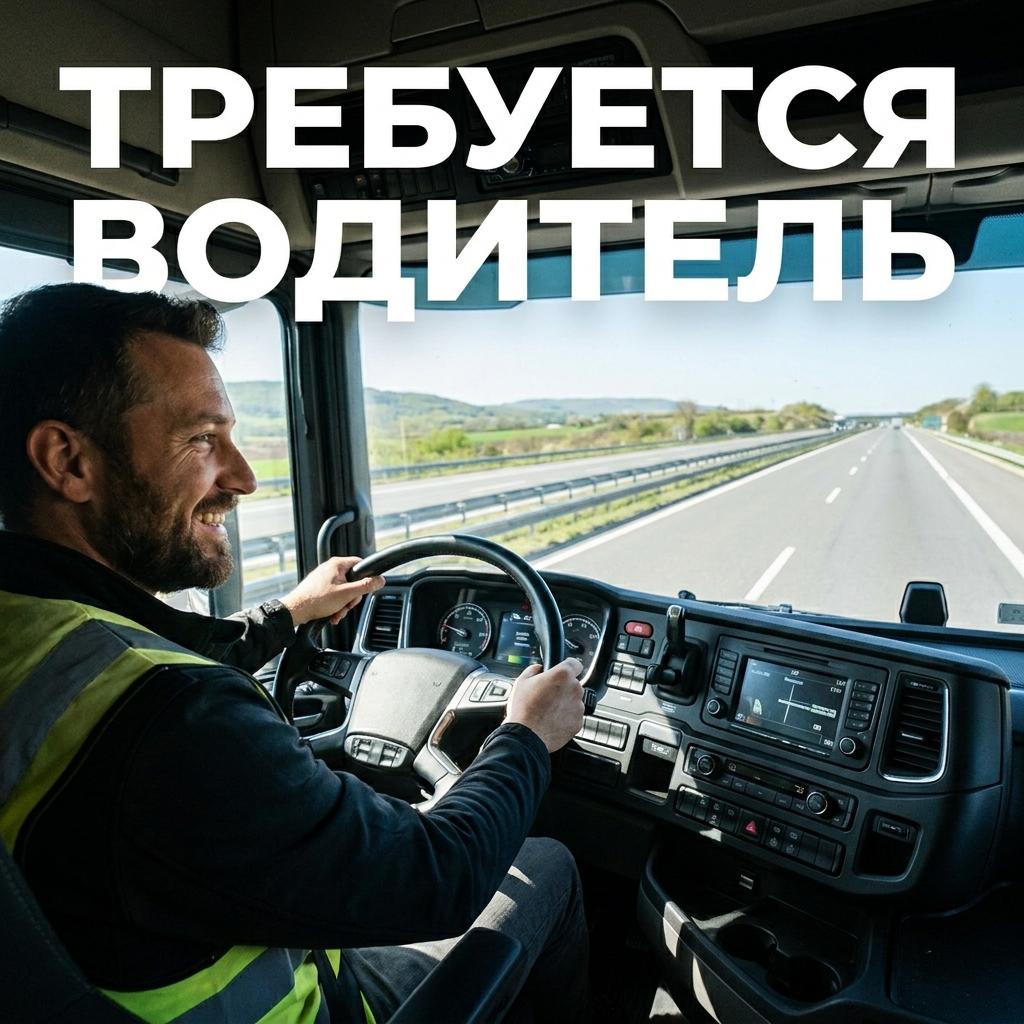 Водитель-курьер (любой график)
