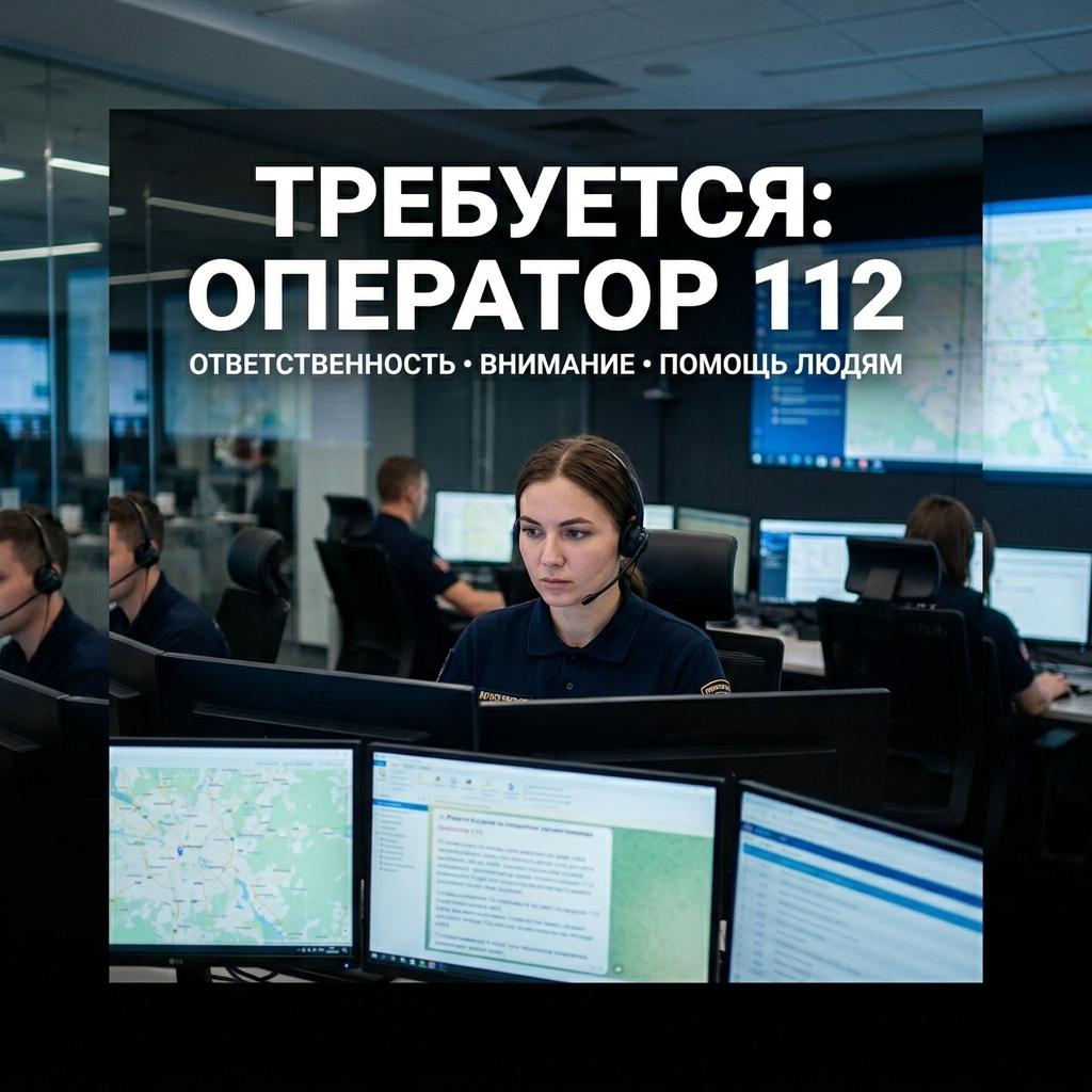 помощник дежурного оперативного - оператор 112