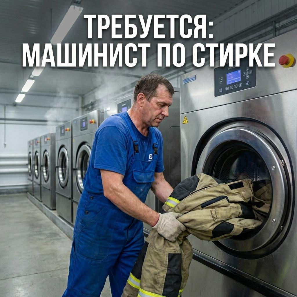 Машинист по стирке и ремонту спецодежды