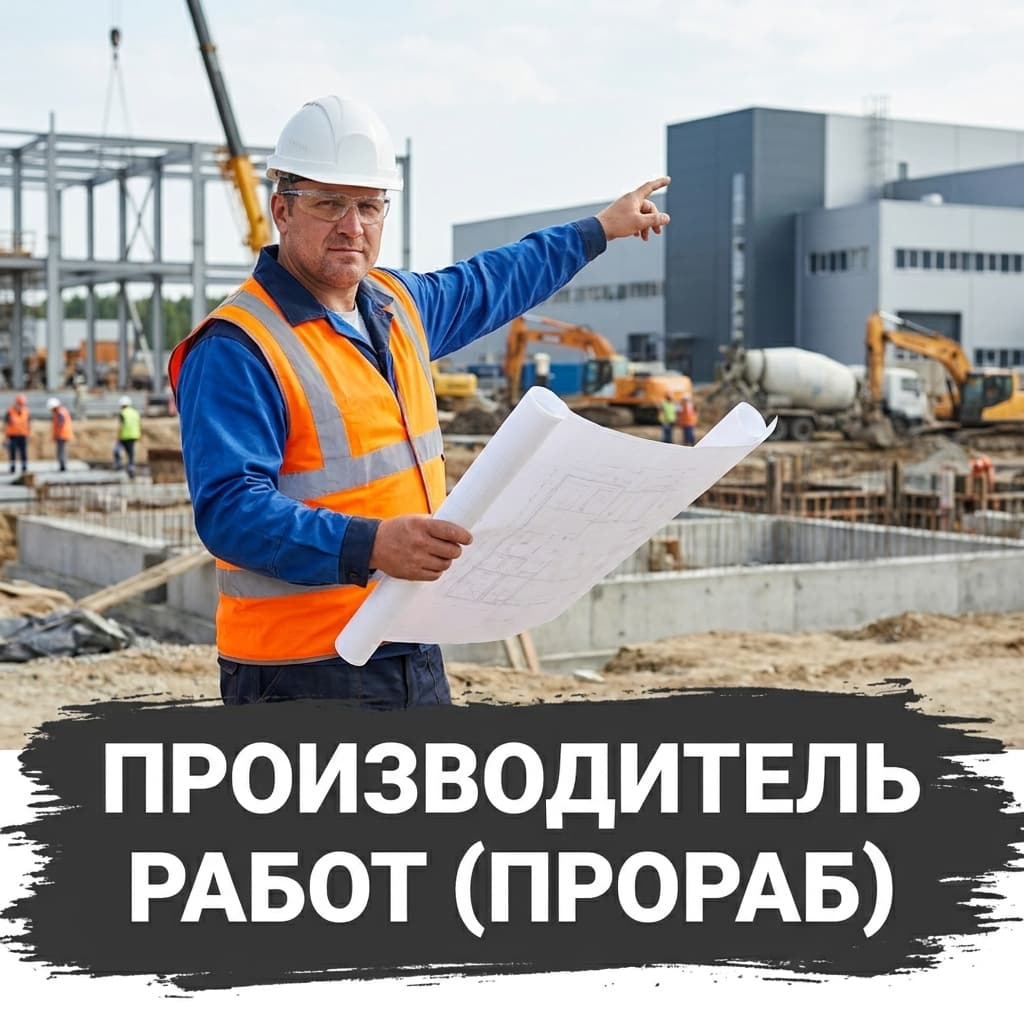 Начальник участка на участок дорожно-строительной техники