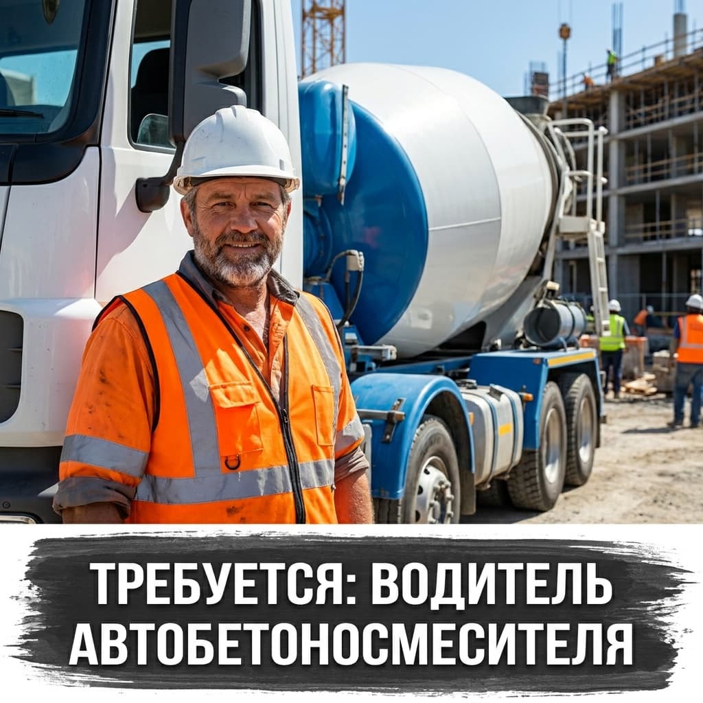 Водитель автобетоносмесителя