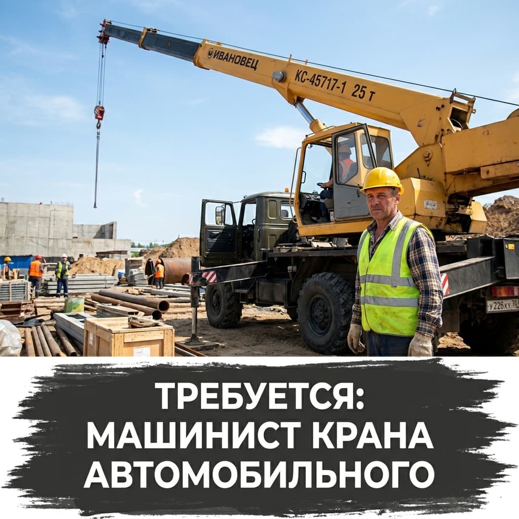 Машинист крана автомобильного
