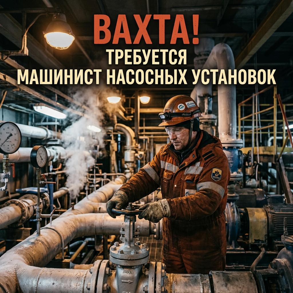 Машинист насосных установок