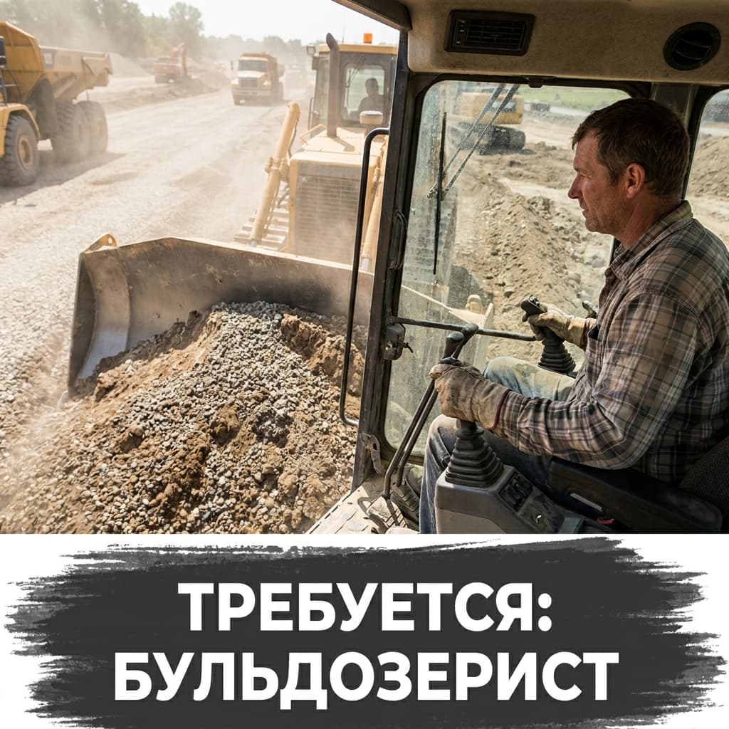 Машинист бульдозера в Смидович