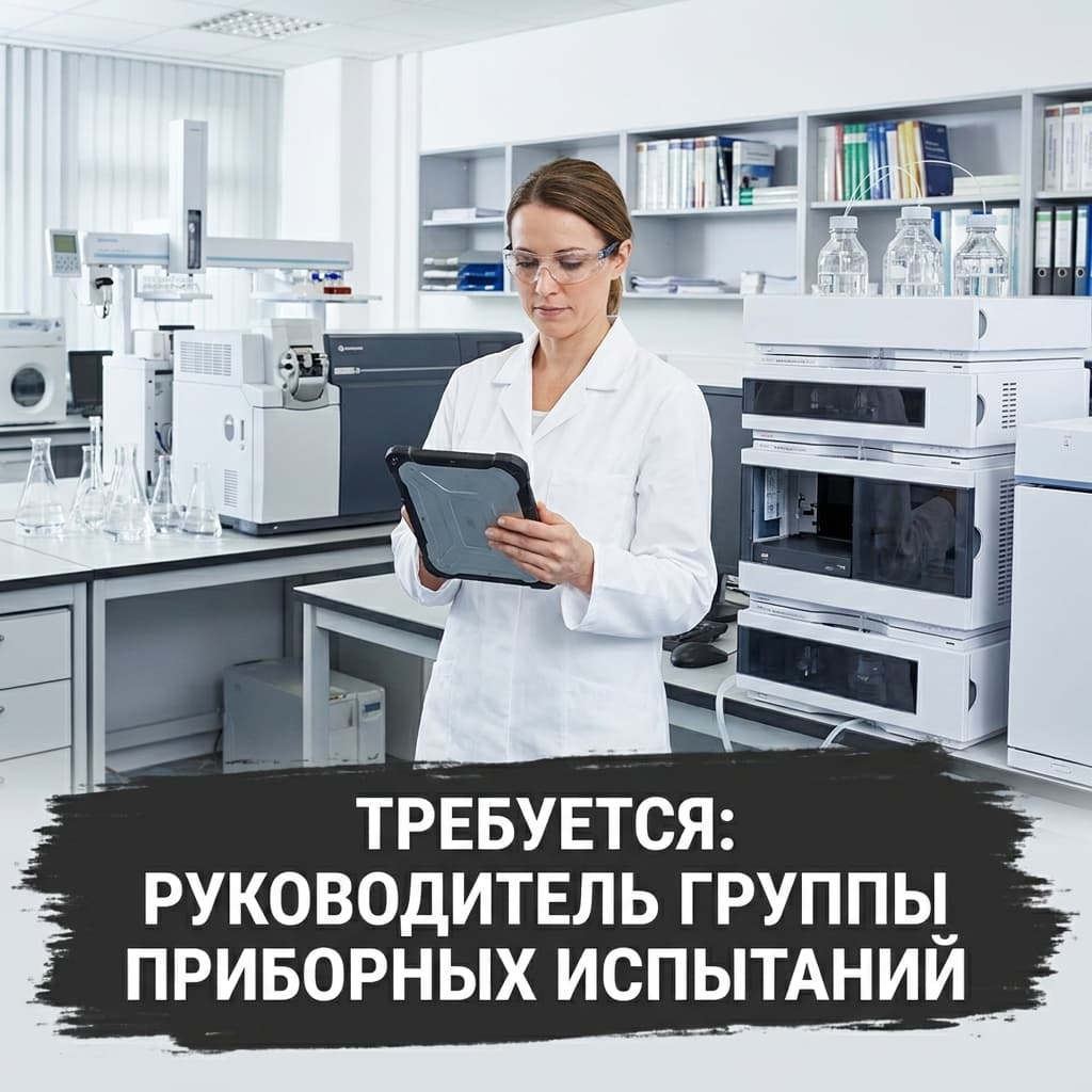 Руководитель группы приборных испытаний