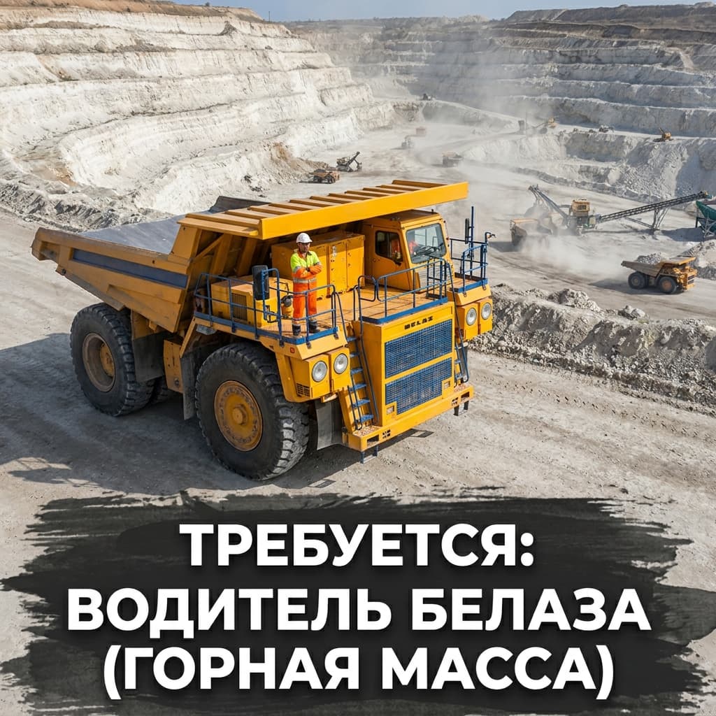 Водитель карьерного самосвала