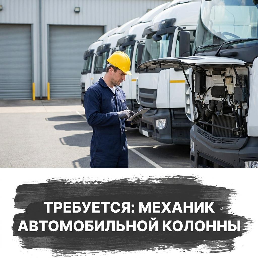 Механик автомобильной колонны