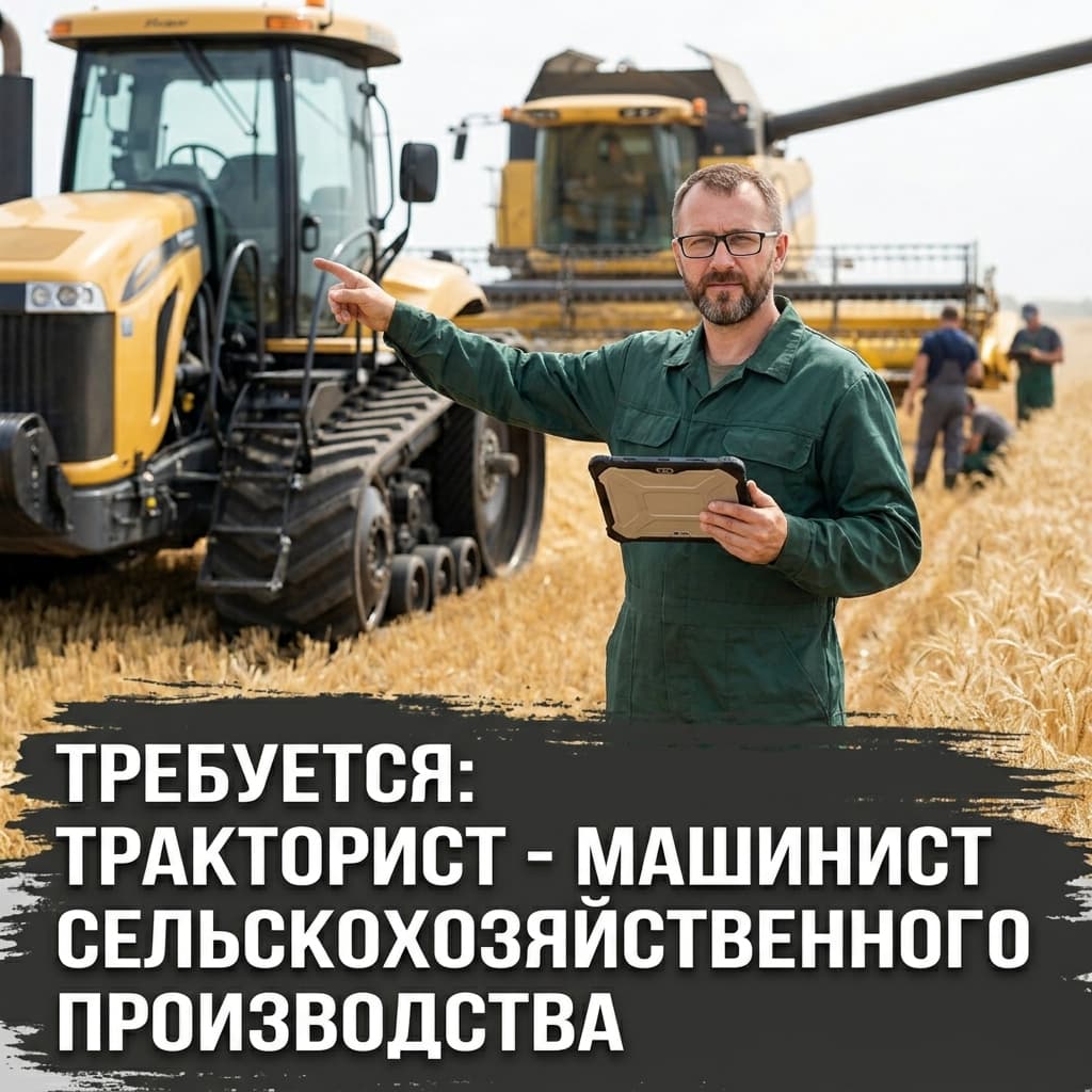 Тракторист-машинист сельскохозяйственного производства