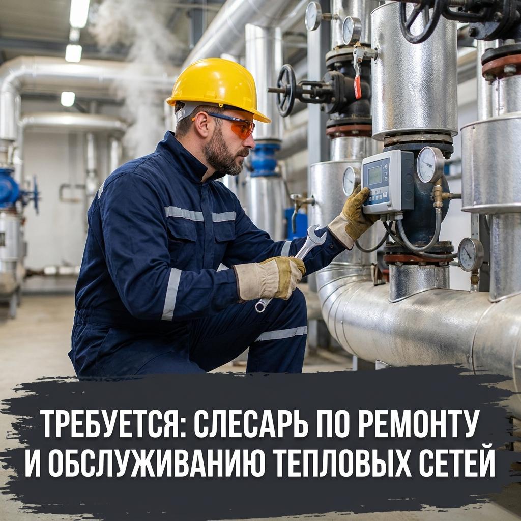 Слесарь по ремонту и обслуживанию тепловых сетей