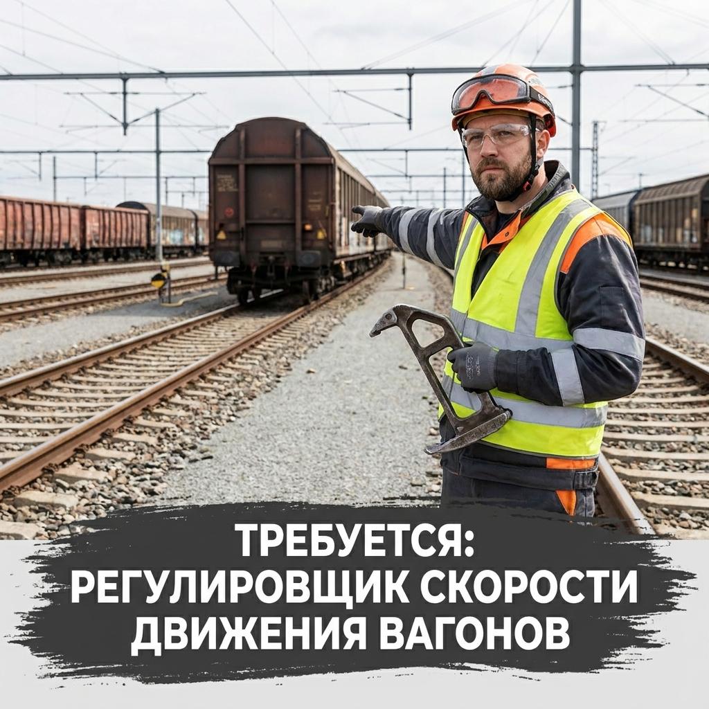 Регулировщик скорости движения вагонов