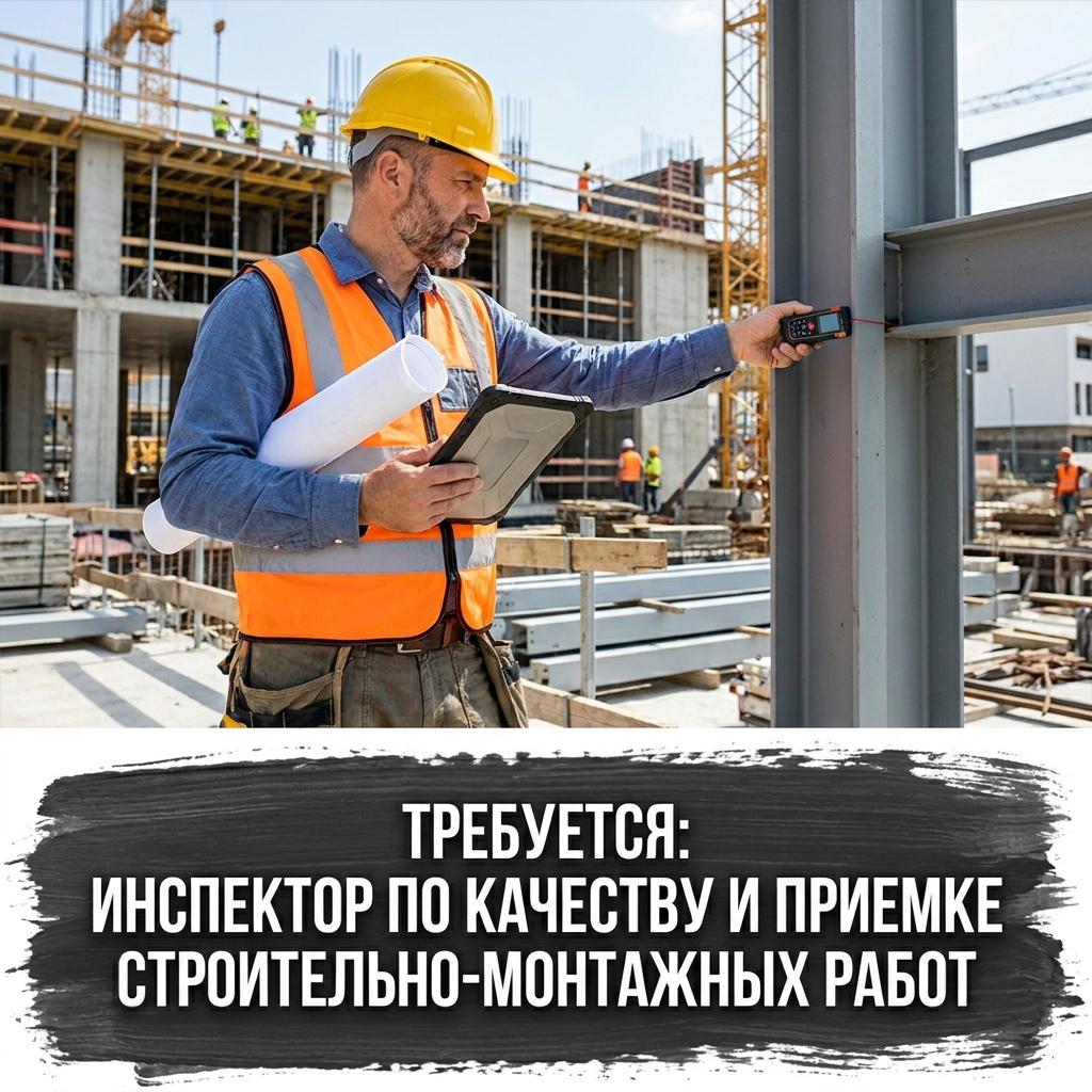 Инспектор по качеству и приемке строительно-монтажных работ
