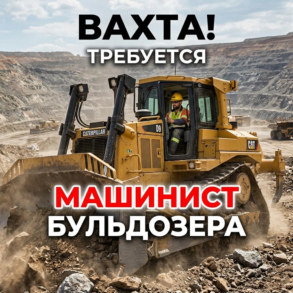 Бульдозерист (Калужская область, карьер)