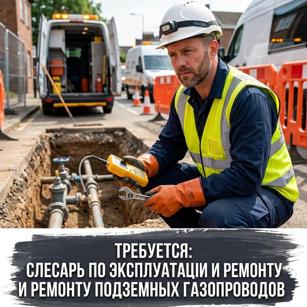 Слесарь по эксплуатации и ремонту подземных газопроводов