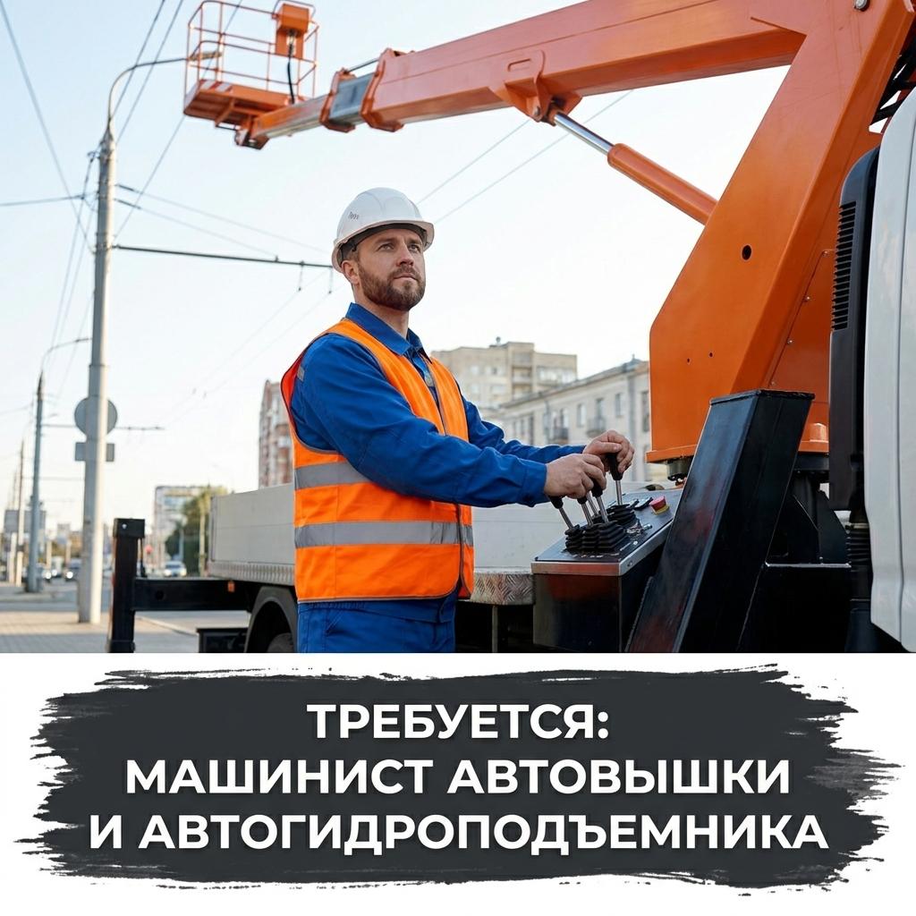 Машинист автовышки и автогидроподъемника 6 разряда