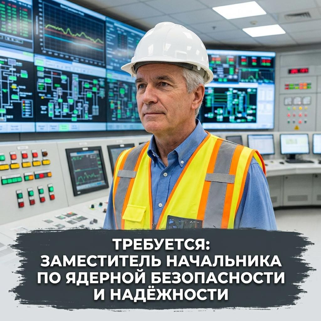 Заместитель начальника по ядерной безопасности и надёжности