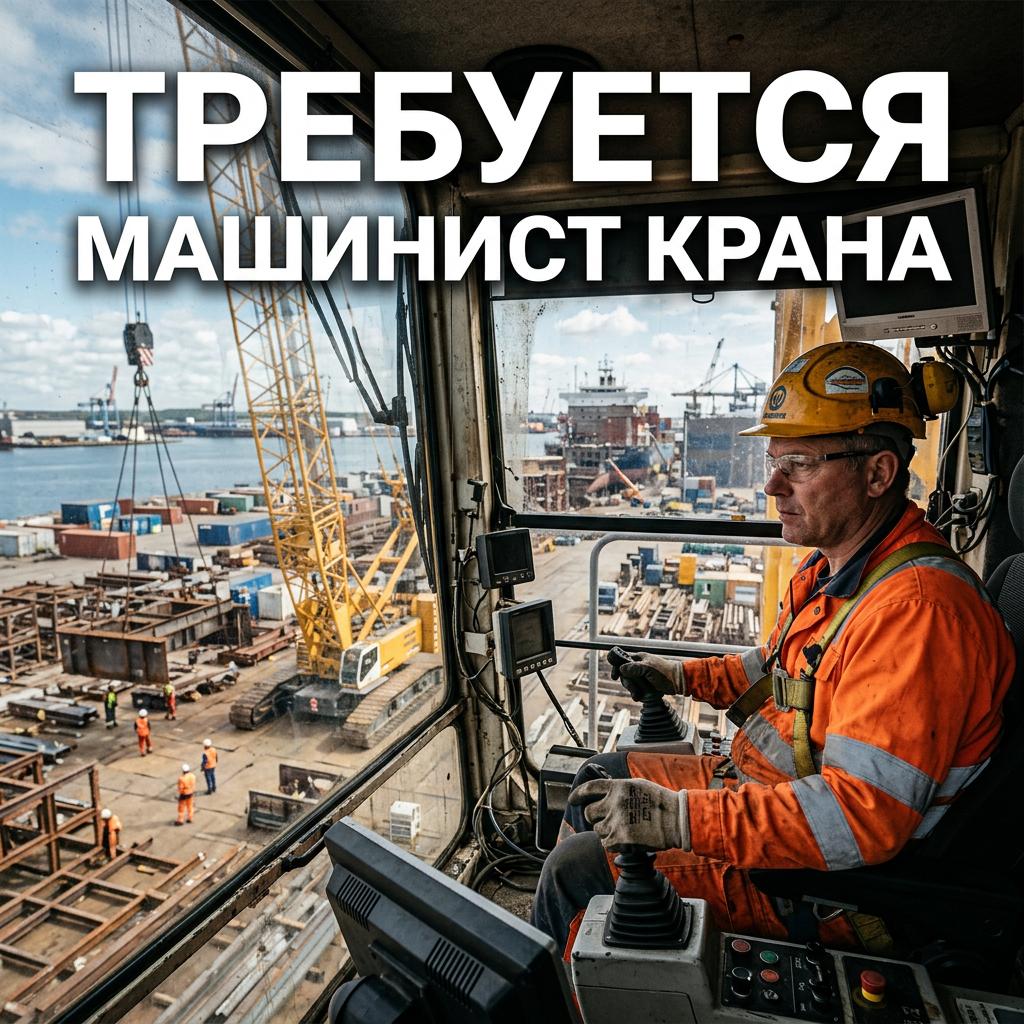 Машинист строительной машины (вахта)