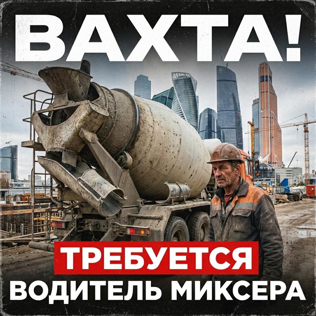 Водитель миксера категории C